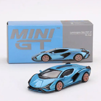 Mini GT 00573-L Lamborghini Sian FKP 37 Blue Aegir  1/64