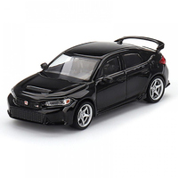 Mini GT 00585-R Honda Civic Type R Black Pearl 2023 With Advan GT Wheels 1/64