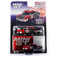 Mini GT 00874-BL Lincoln Capri Hot Rod 1954 ' Shadow Puppet' 1/64