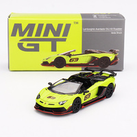 Mini GT 00887-R Lamborghini Aventador SVJ 63 Roadster Verde Shock 1/64