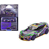 Mini GT 00951-BL Toyota GR Supra KUHL 2021 D1GP Evangelion Racing 1/64