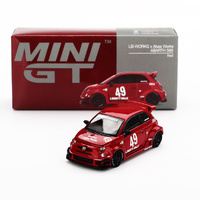 Mini GT 00963-R LB Works X Abas Works Abarth 595 Red   1/64