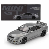 Mini GT 01128-R Nissan Skyline GT-R Nismo BCNR33 CRS Dark Metal Grey  1/64
