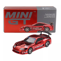Mini GT 01132-R Toyota Supra A80 Top Secret GT-300 Top Secret Red  1/64