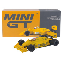 Mini GT 01148-L Lotus 99T #11 Satoru Nakajima 1987 Monaco GP 1/64