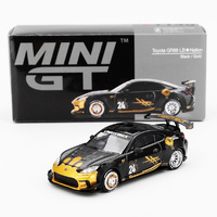 Mini GT 01149-R Toyota GR86 LB Nation Black / Gold  1/64