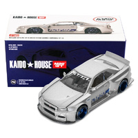 Mini GT KHMG143 Kaido House Nissan Skyline GT-R (R34) Shinjuku V1 1/64