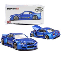 Mini GT KHMG158 Nissan Skyline GTR R34 Kaido Works Shinjuku V2 Aero 1/64