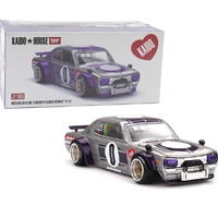 Mini GT KHMG165 Nissan Skyline GTR ( KPGC10) Kaido Works V1 Silver 1/64