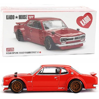 Mini GT KHMG175 Nissan Skyline GTR ( KPGC10) Kaido Works V1 Red 1/64