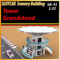 MHS Model Tower Grandstand  1/32
