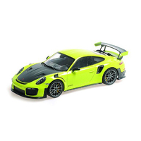 Minichamps Porsche 911 GT3RS 2018 Green With Silver Wheels  1/18
