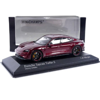 Minichamps 410068474 Porsche Taycan Turbo S 2020 Red Metallic 1/43