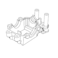 MJX 14161 Front Lower Gearbox Cover