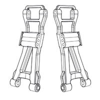 MJX 16250 Rear Lower Suspension Arms (2pc)