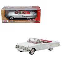 Motor Max 73110 1960 Chevrolet Impala White 1/18