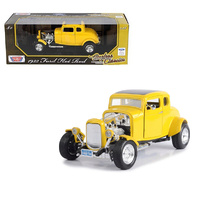 Motor Max 73172 1932 Ford Hot Rod Yellow 1/18