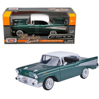 Motor Max 73228 1957 Chevy Belair Green 1/24