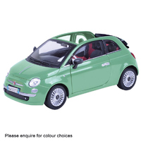Motor Max Fiat Nuovo 500 Cabrio 1/24