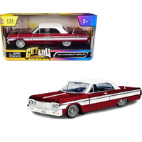 Motor Max 79021A 1964 Chevy Impala SS Metallic Red 1/24