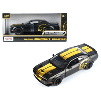 Motor Max 79201 2018 Dodge Challenger SRT Hellcat Widebody Black/ Gold 1/24