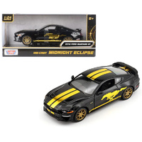 Motor Max 79204 2018 Ford Mustang GT Black/ Gold  1/24