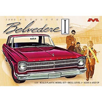 Moebius 1965 Plymouth Belvedere Plastic Model Kit 1/25