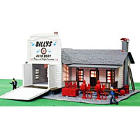 Model Power 0575 Billys Auto Body Nuilding Large