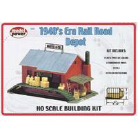 Model Power 40's Era Railraod Depot Ho