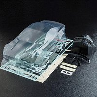 MST 720017 Body Mustang LBW Clear 200mm 1/10th
