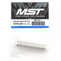 MST 820141-1 Body Post Magnet Set For Drift Silver (10)  1/10