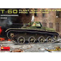 MiniArt  T-60 Plant N37 Sverdlovsk Prod Spring 1942 Interior Kit    1/35