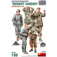 MiniArt 35393 Market Garden Netherlands 1944 Figures With Resin Heads  1/35