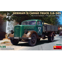 MiniArt 35442 German 3t Cargo Truck 3.6-36S Pritsche Normal Type  1/35