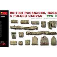 MiniArt British Rucksacks, Bags & Folded Canvas WWII  1/35