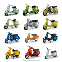 Newray Vespa Historical Bike Assorted Styles  1/32