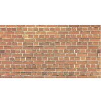 Noch Red Brick Wall (Card) 32x15cm