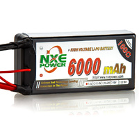 NXE HV Shorty HC 7.6v 6000mah 100C 5mm + Dean