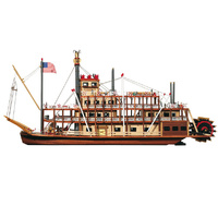 OcCre 14003 Steamboat Mississippi Wooden Model Ship Kit  1/80