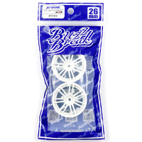 Overdose RW034 Buzz Break ZR7 26mm White Offset +7 Rim White (2) 1/10