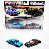Oz Wheels Hauling Kids & Ripping Skids Ford XD Falcon Twin Pack  1/64