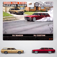 Oz Wheels FSD Hauling Kids & Ripping Skids Holden HJ Twin Pack Series 2 1/64