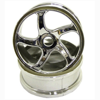 Hobao Wheels 5 Spoke Chrome 1/8