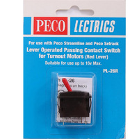 Peco Passing Con Switch Red