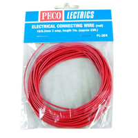 Peco Wire Red 7 Metre 3amp Max