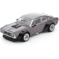 Pop Race PR64-0304 Nissan Laurel C130 Metallic Grey 1/64