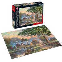 Puzzle Country House Landscape 1000pce