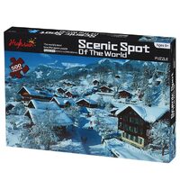 Puzzle Scenic Spot Snow Chalet 500pce