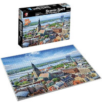 Puzzle Scenic Spot Euro Town 500pce