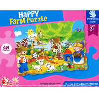 Puzzle Happy Farm Kids 45pce